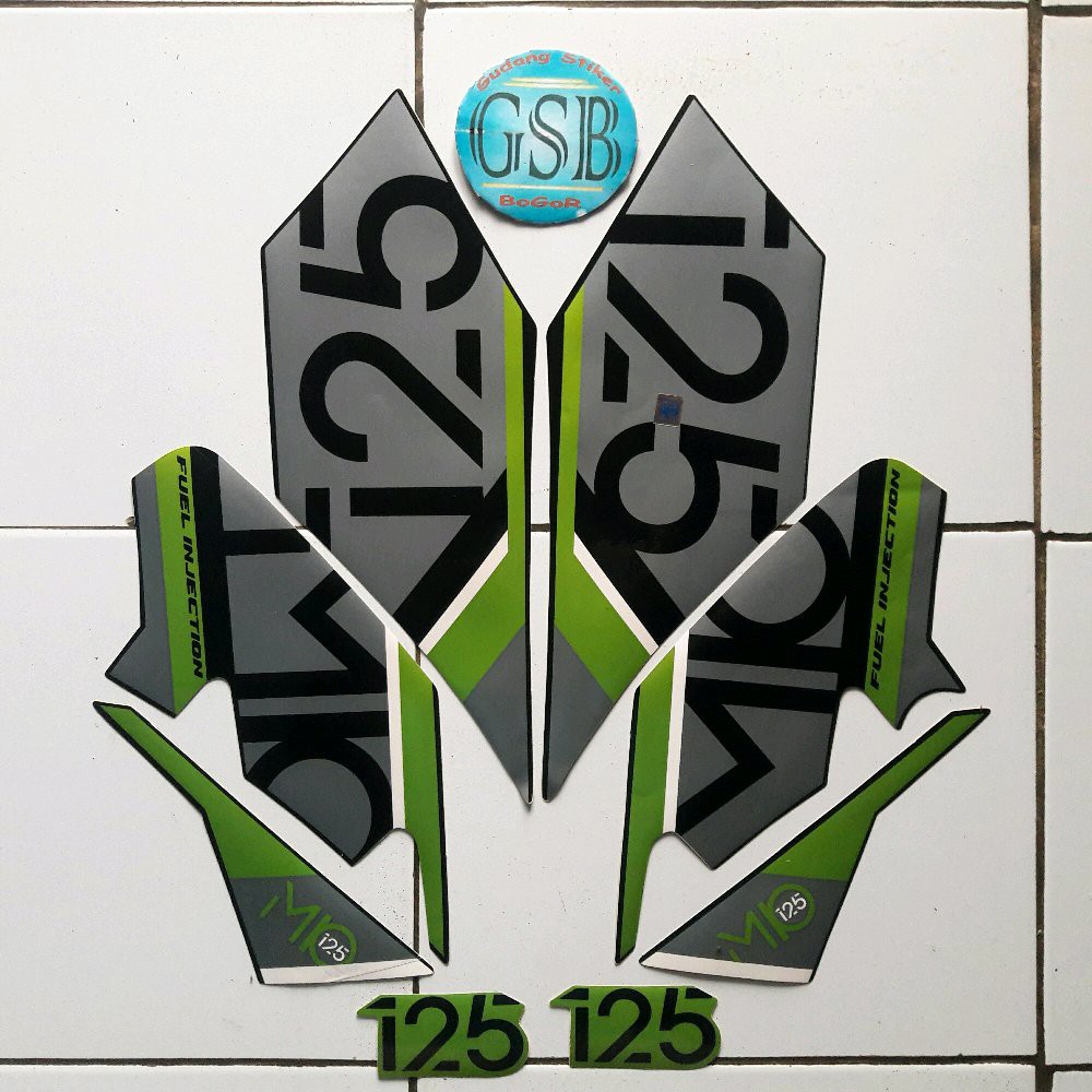 Variasi Striping Motor Mio M3 125 2017 Hijau Shopee Indonesia