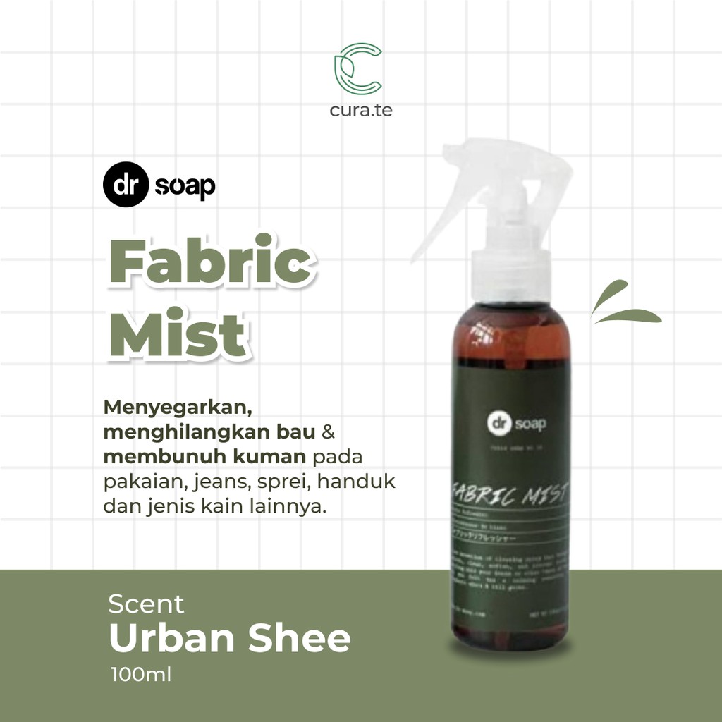 DR SOAP FABRIC MIST DISINFECTANT SPRAY ANTI BAKTERI | URBAN SHEE
