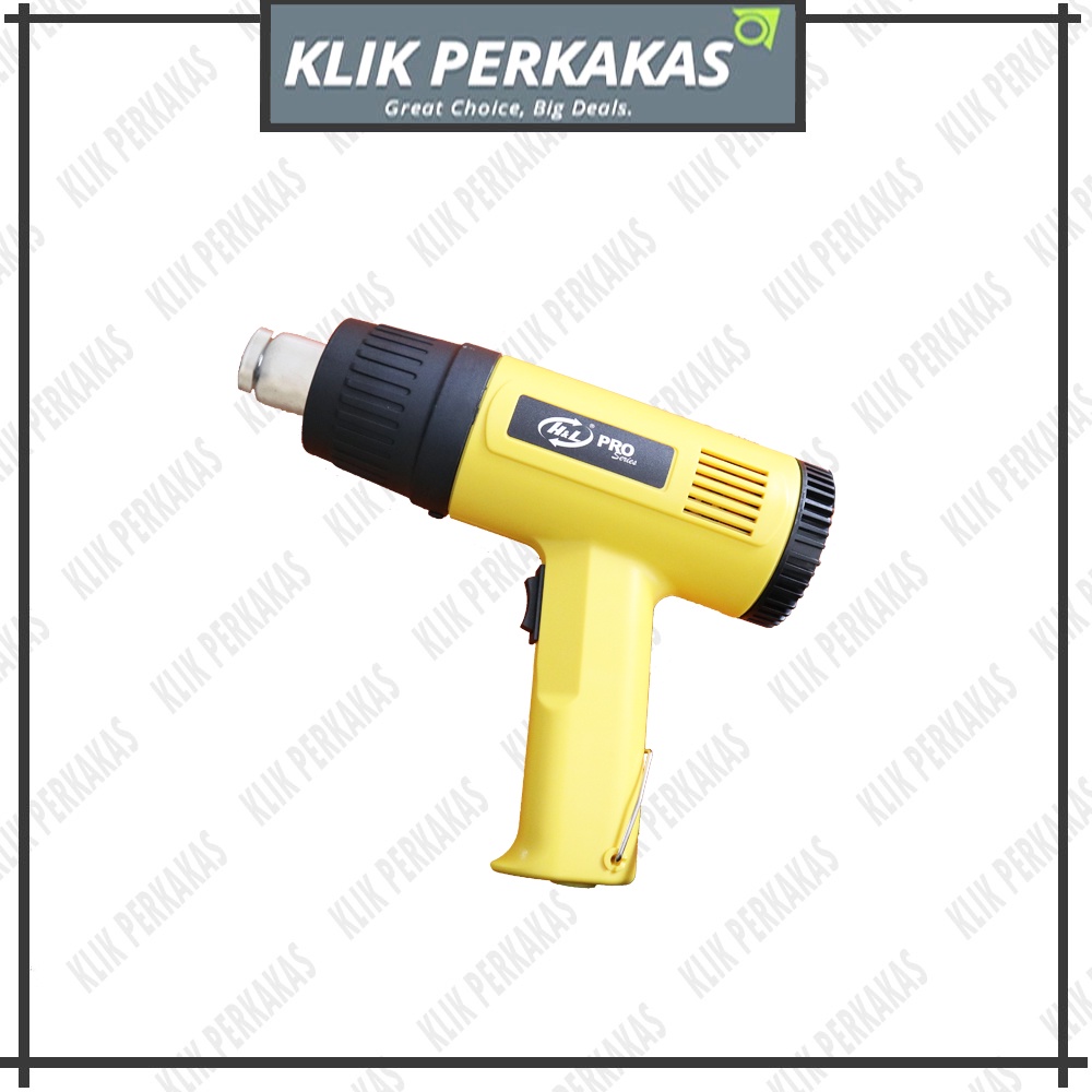 H&amp;L Pro 1600w Heat Gun - Alat Pemanas Plastik - Hot Gun HNL PRO - Alat pemanas stiker - Mesin Pemanas H&amp;L HNL 1600w