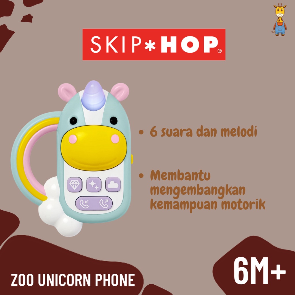 Skiphop Zoo Unicorn Phone