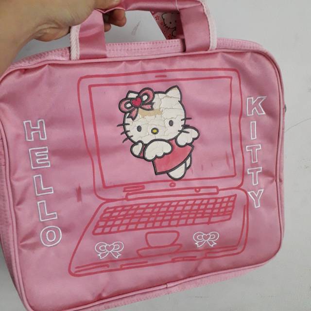 Sale tas laptop hello kitty