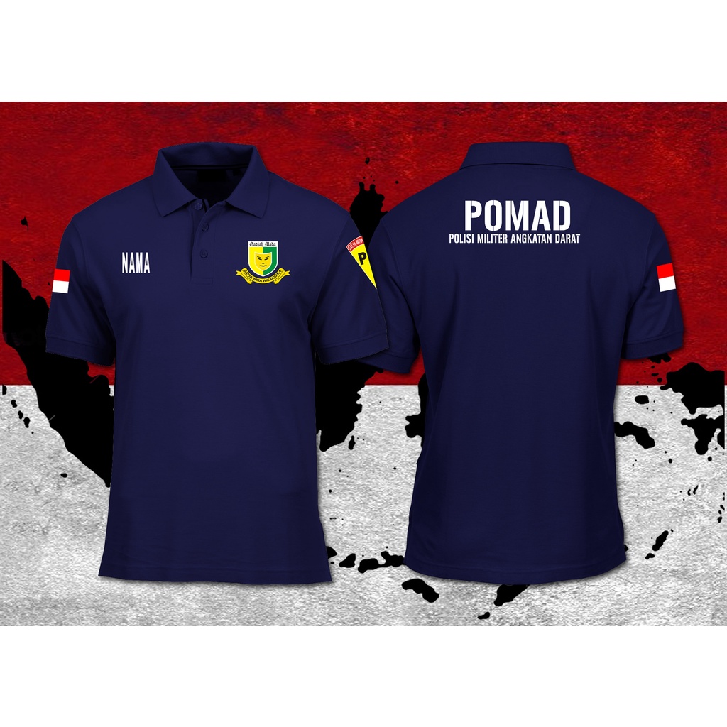 KAOS POLO POMAD, POLISI MILITER ANGKATAN DARAT - CURRENT ATRIBUT