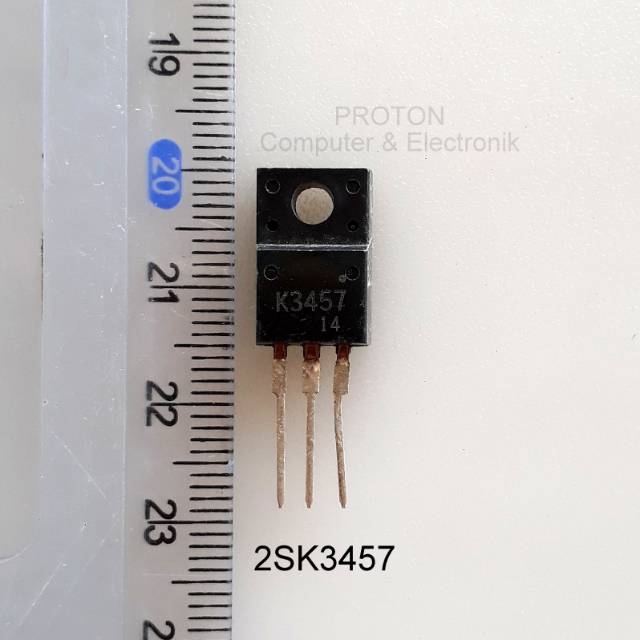N-Channel Power Mosfet K3457 2SK3457 5A 800V . 20A max pulse TO-220