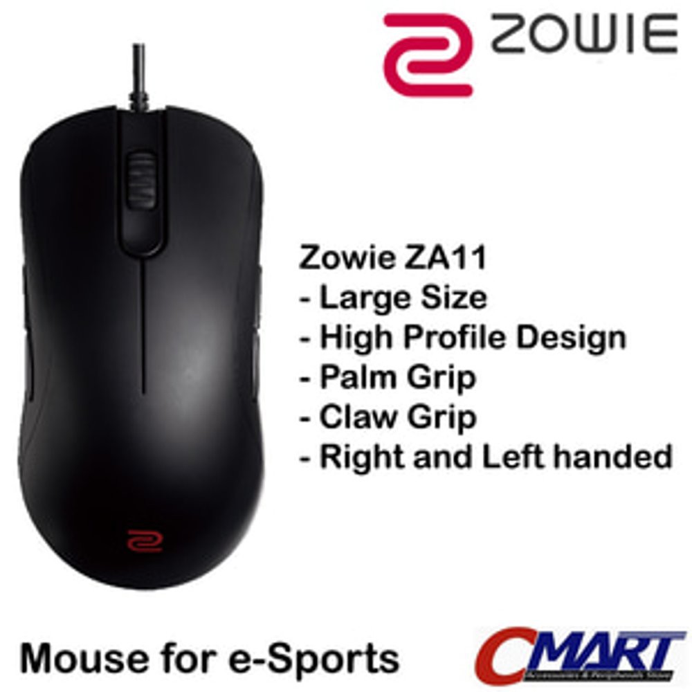 BenQ ZOWIE ZA11 - Mouse Gaming Hitam untuk eSports