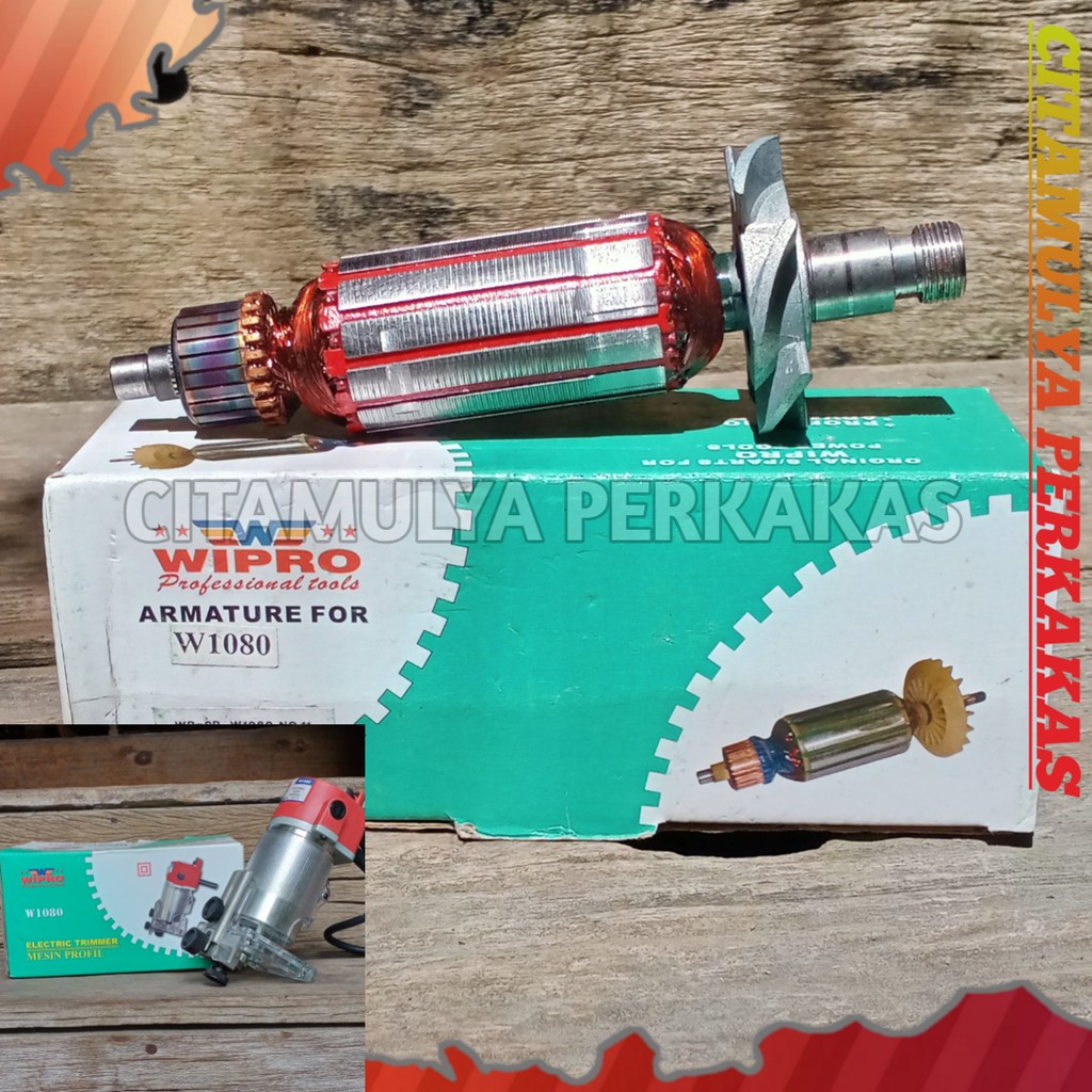 Wipro Armature /Angker Mesin Profil Kayu W1080
