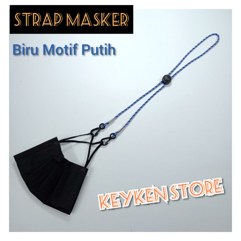 GROSIR Gantungan strap masker konektor setrap masker polos hijab pria wanita TERLARIS COD