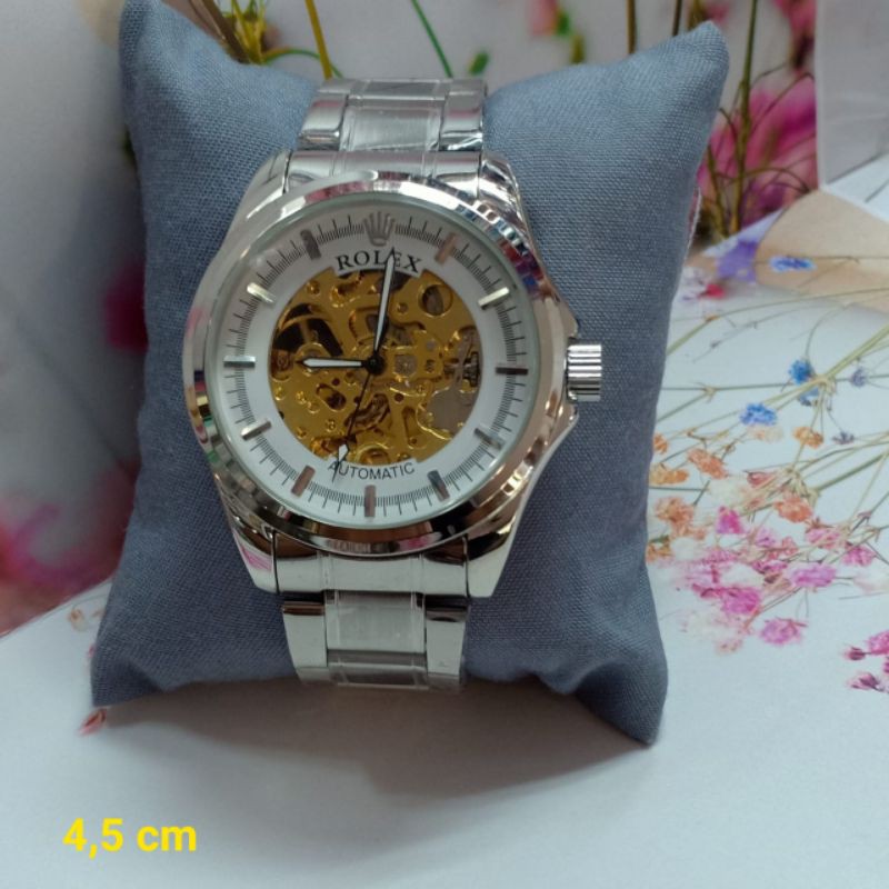 Jam Tangan Pria Otomatis Mesin Transparan