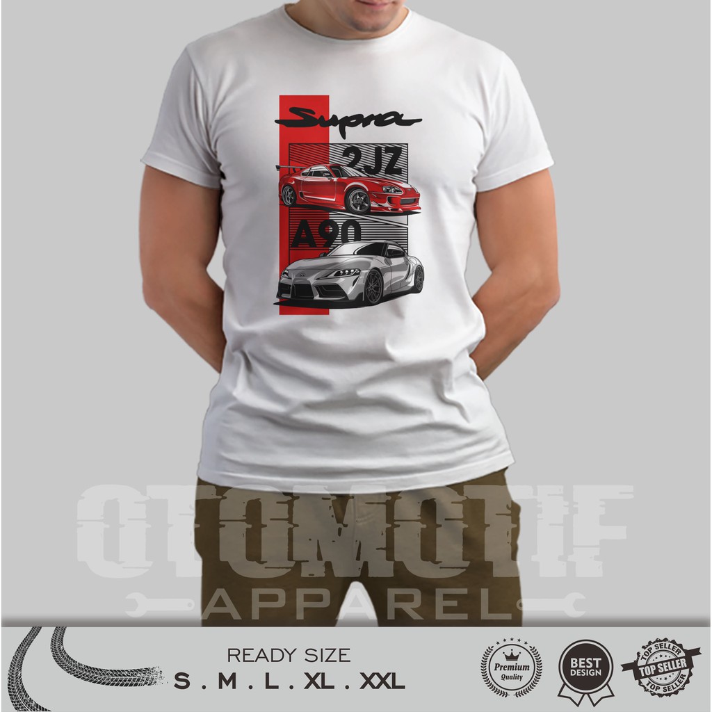 KAOS OTOMOTIF TOYOTA SUPRA GENERATION SERIES