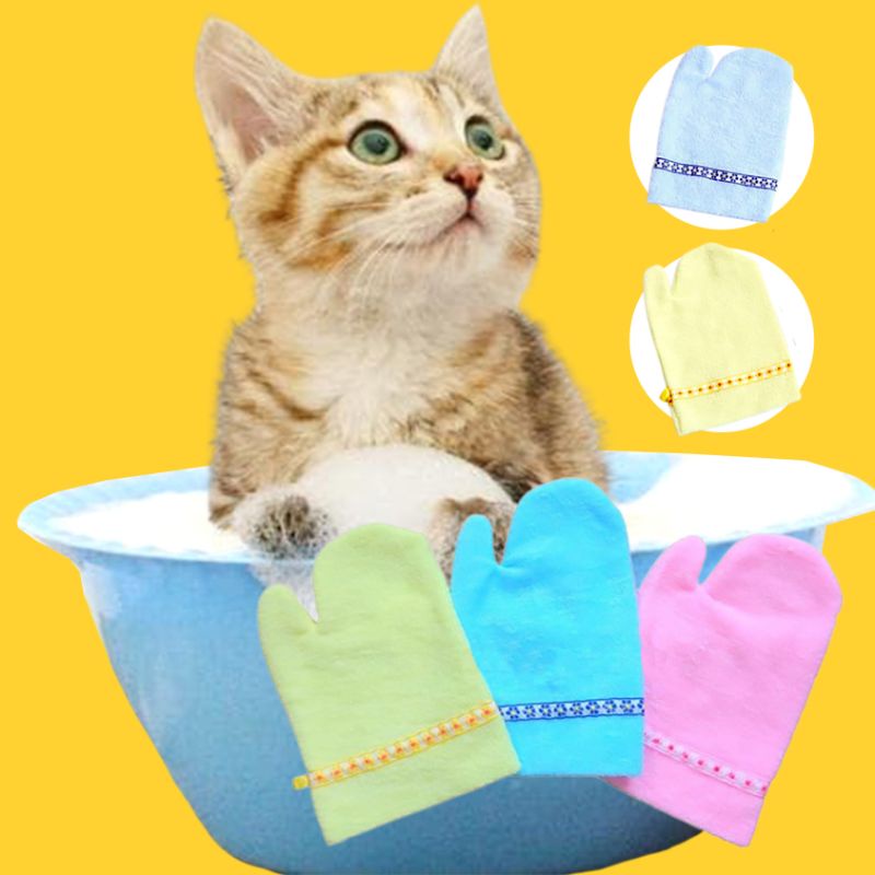 WASH LAP - Pengering Kucing Handuk Kucing Handuk Pengering Kucing Handuk Mandi Kucing Gosokan Kucing Peralatan Mandi Kucing