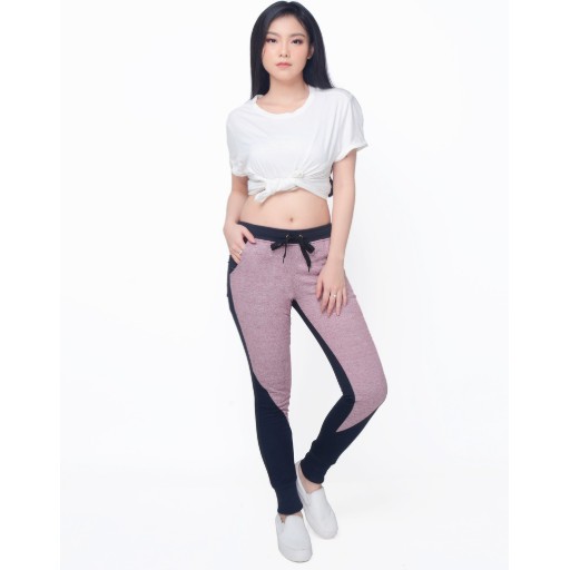 Fifi FASHION Celana Jogger Training Wanita Kombinasi Warna - Janet