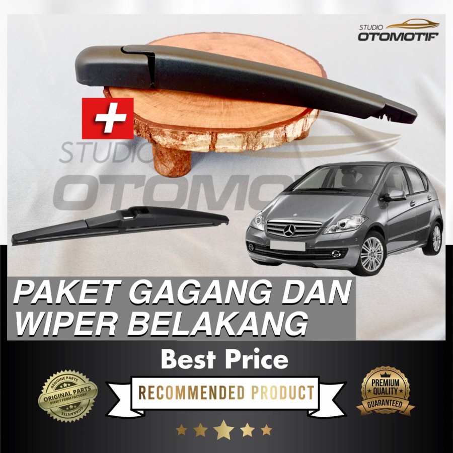 PAKET ARM WIPER BELAKANG MERCY W169 A150 GAGANG WIPER BELAKANG 1 SET