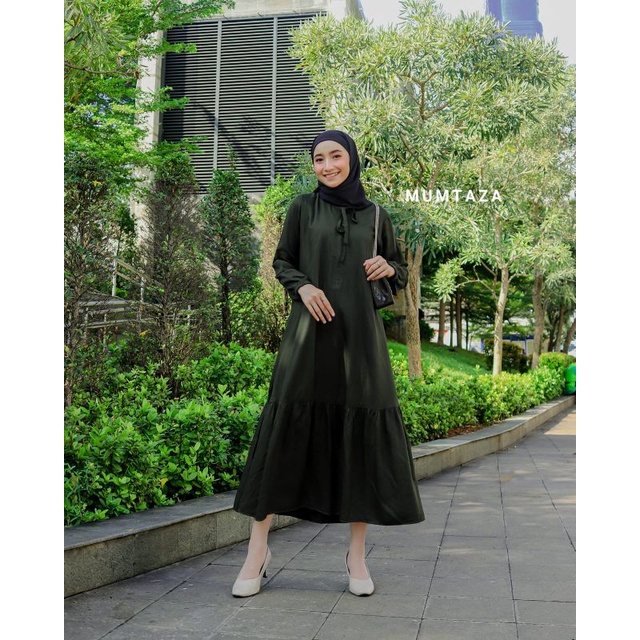 long tunik/midi dress /fashion muslim rayon by mumtaza