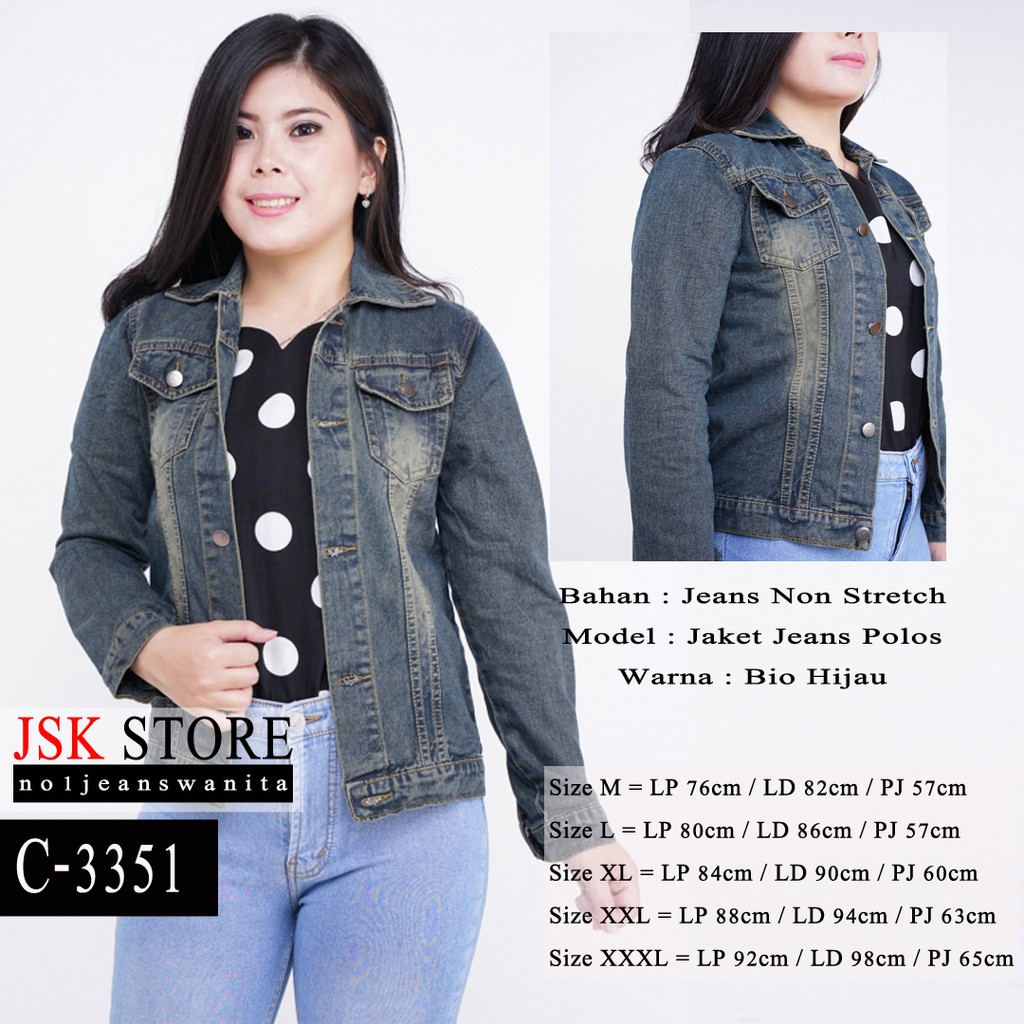 950 Model Jaket Wanita Bahan Jeans HD Terbaru