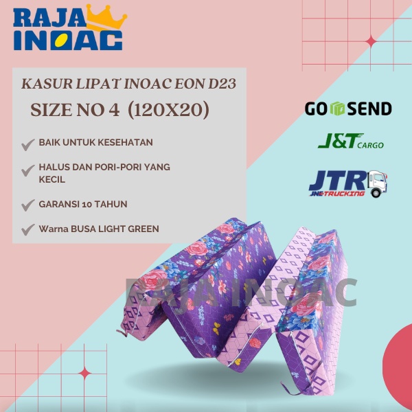 KASUR BUSA LIPAT INOAC EON D23 120x20 ORIGINAL INOAC GARANSI 10 TAHUN - RAJAINOAC