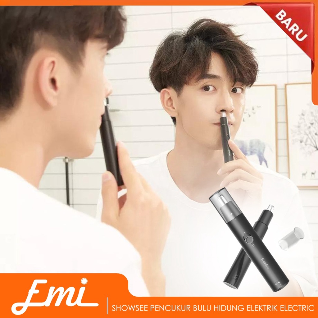 Youpin ShowSee Pencukur Bulu Hidung Elektrik Electric Nose Trimmer