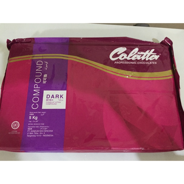 Cokelat Colatta Dark Compound 5kg