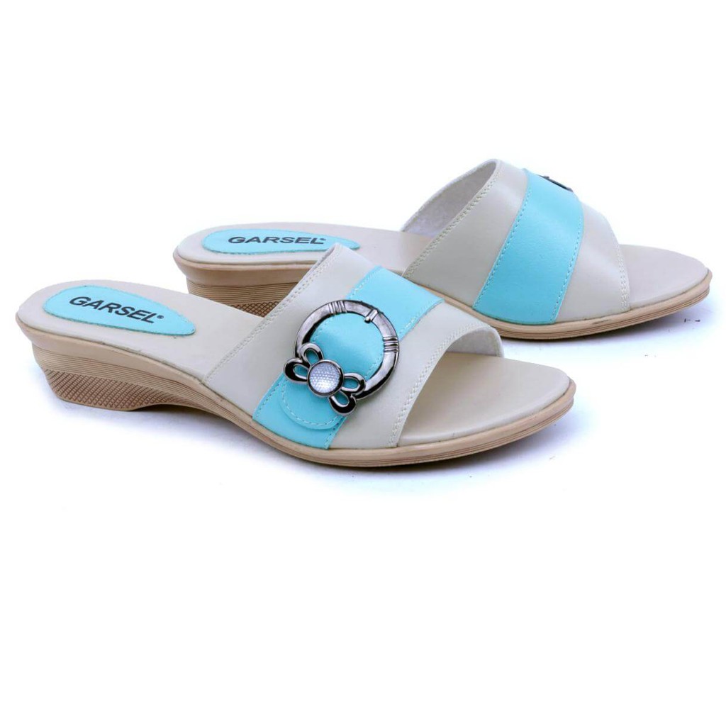 PROMO Sandal Flat Kasual Wanita - GNS 8542 Produk Asli - Garsel Shoes