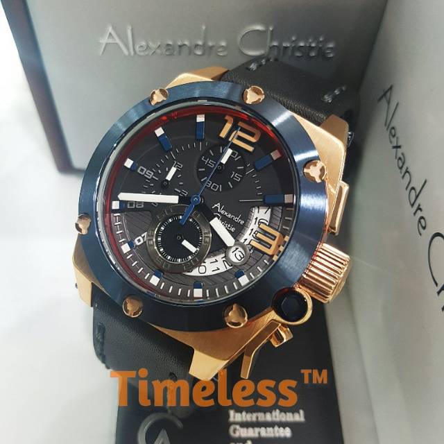 Jam tangan pria alexandre christie ac 6456 MC