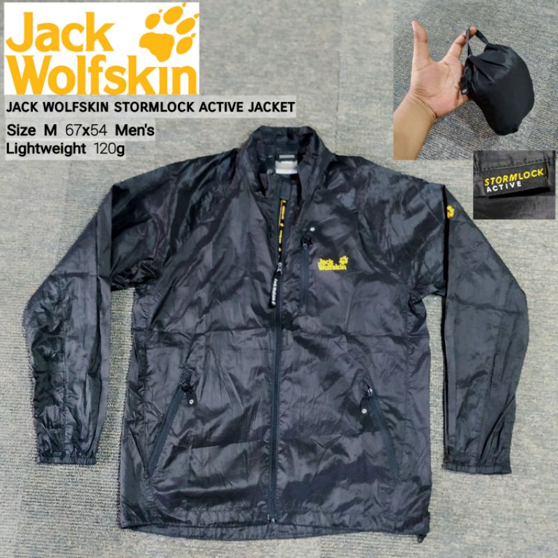jack wolfskin originL jacket running jaket gunung hiking ultralight packable jws jackwolfskin second
