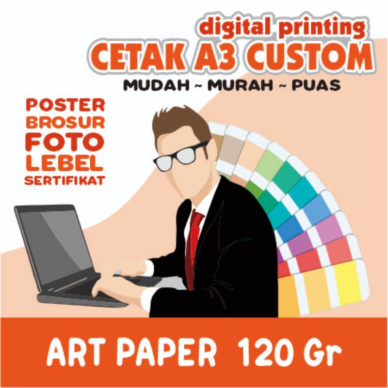 Jual Cetak Art Paper 120 gram Shopee Indonesia