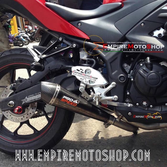 Cuci Gudang Knalpot Prospeed MF Black Yamaha R25 MT25 Fullsystem (Underbelly)