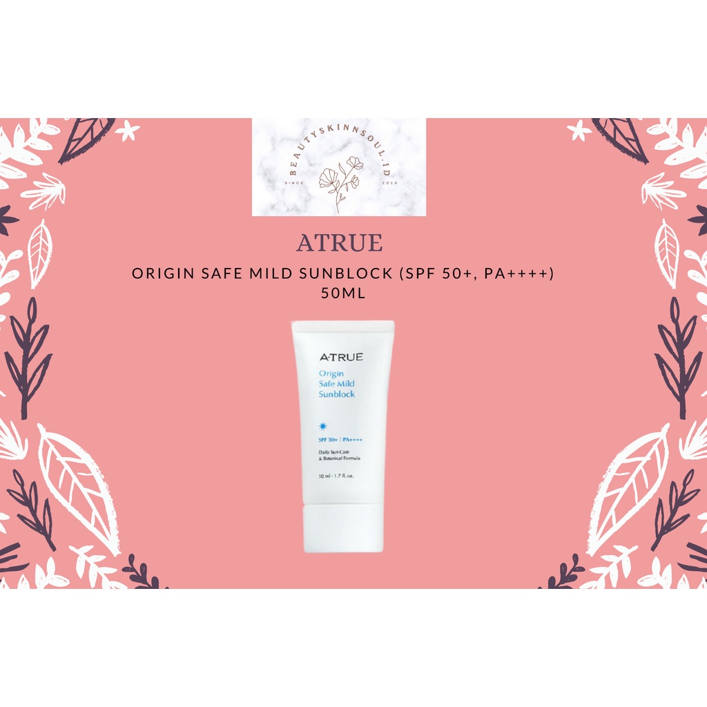 Atrue Origin Safe Mild Sunblock SPF 50