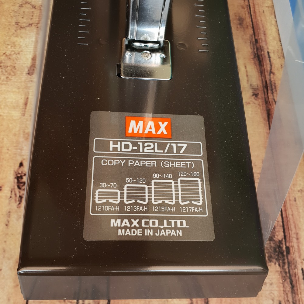 Stapler Jilid Besar - Stapler Max 12L17 HD-12L/17 Heavy Duty - Penjilid