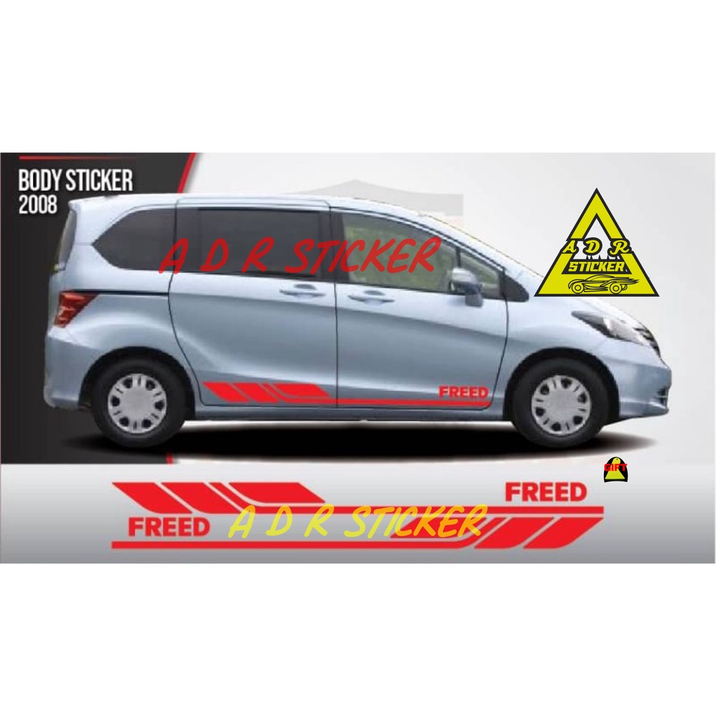 CUTING STICKER MOBIL HONDA FREED STICKER STIKER MESIN MOBIL HONDA FREED