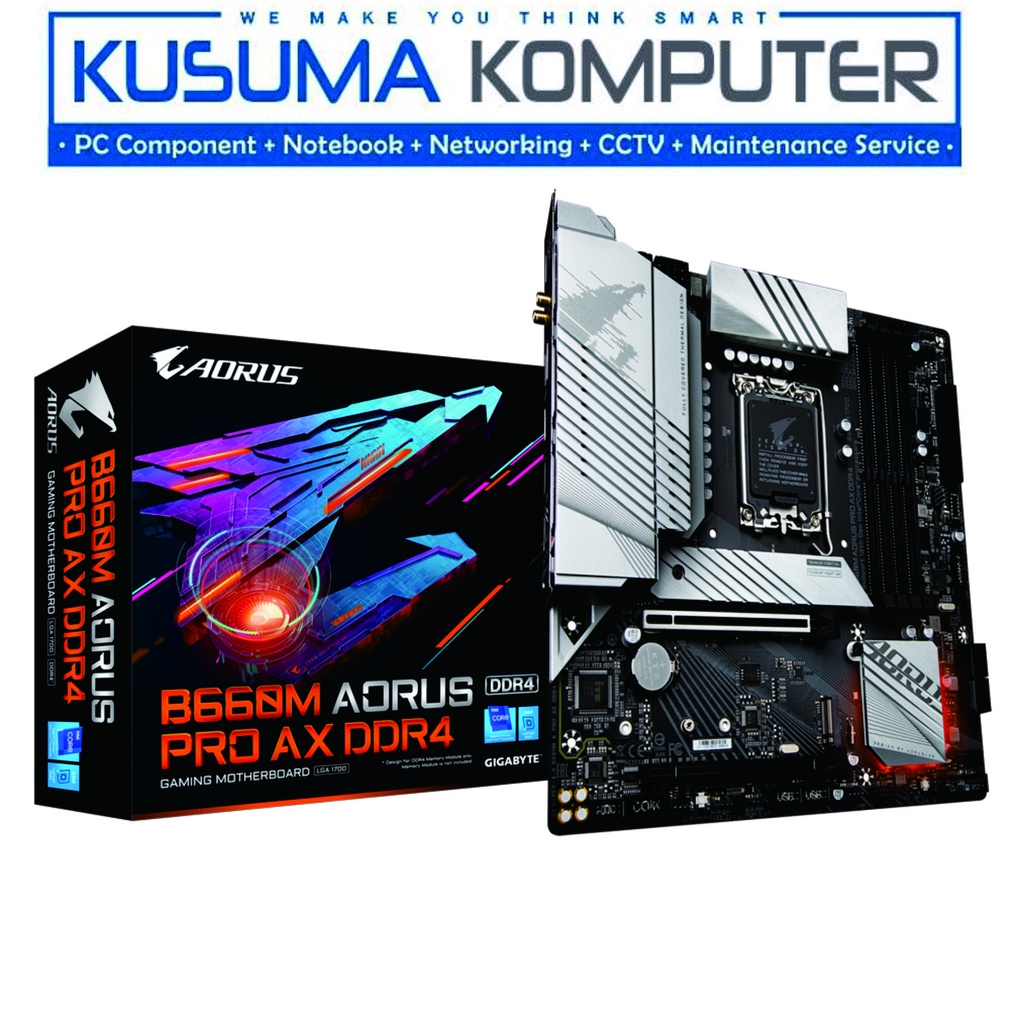 Gigabyte AORUS B660M AORUS PRO AX DDR4 4 DIMMs LGA 1700