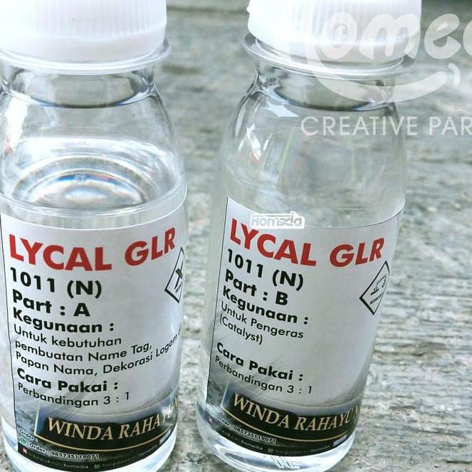 

Resin Lycal Lical Bening Lentur 1011 Name Tag Papan Nama 100 ml VTNVE9084