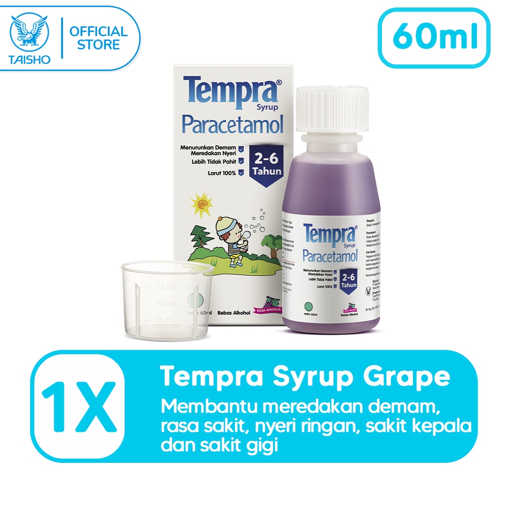 Tempra Syrup Paracetamol Anak Rasa Anggur 60 ml