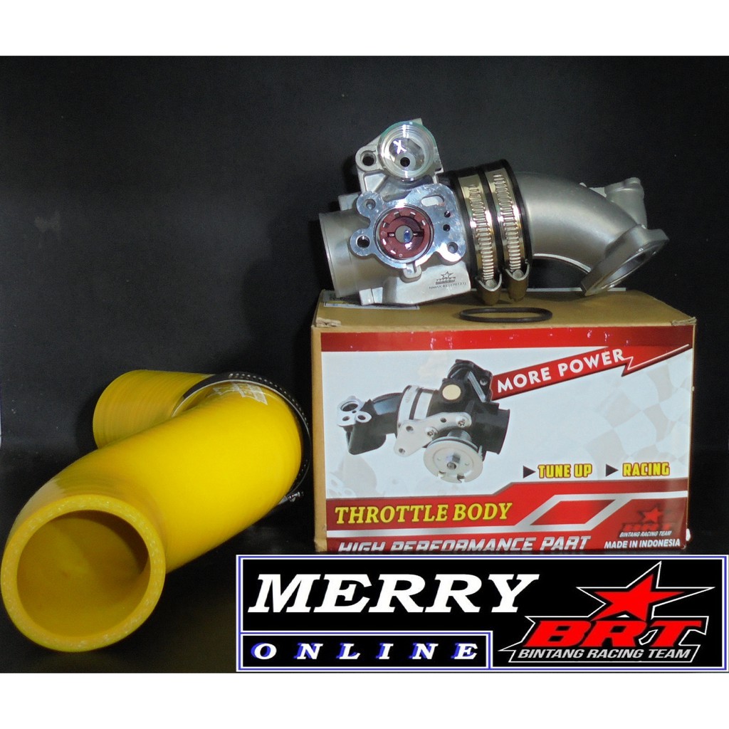 Throttle Body dan Velocity BRT TB Nmax Old / Lama 155 32mm 34mm 32 34