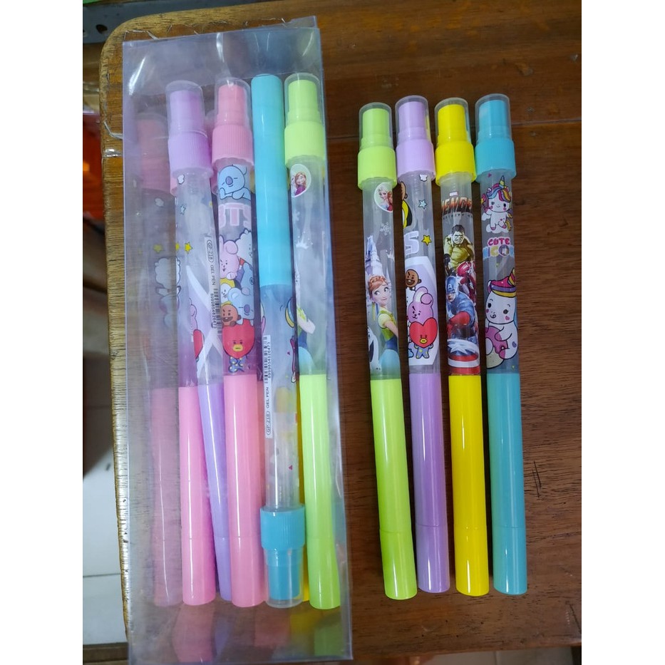 

Pulpen HandSanitizer | Hand Sanitizer Karakter Kartun Bt21 Avenger KudaPoni Frozen