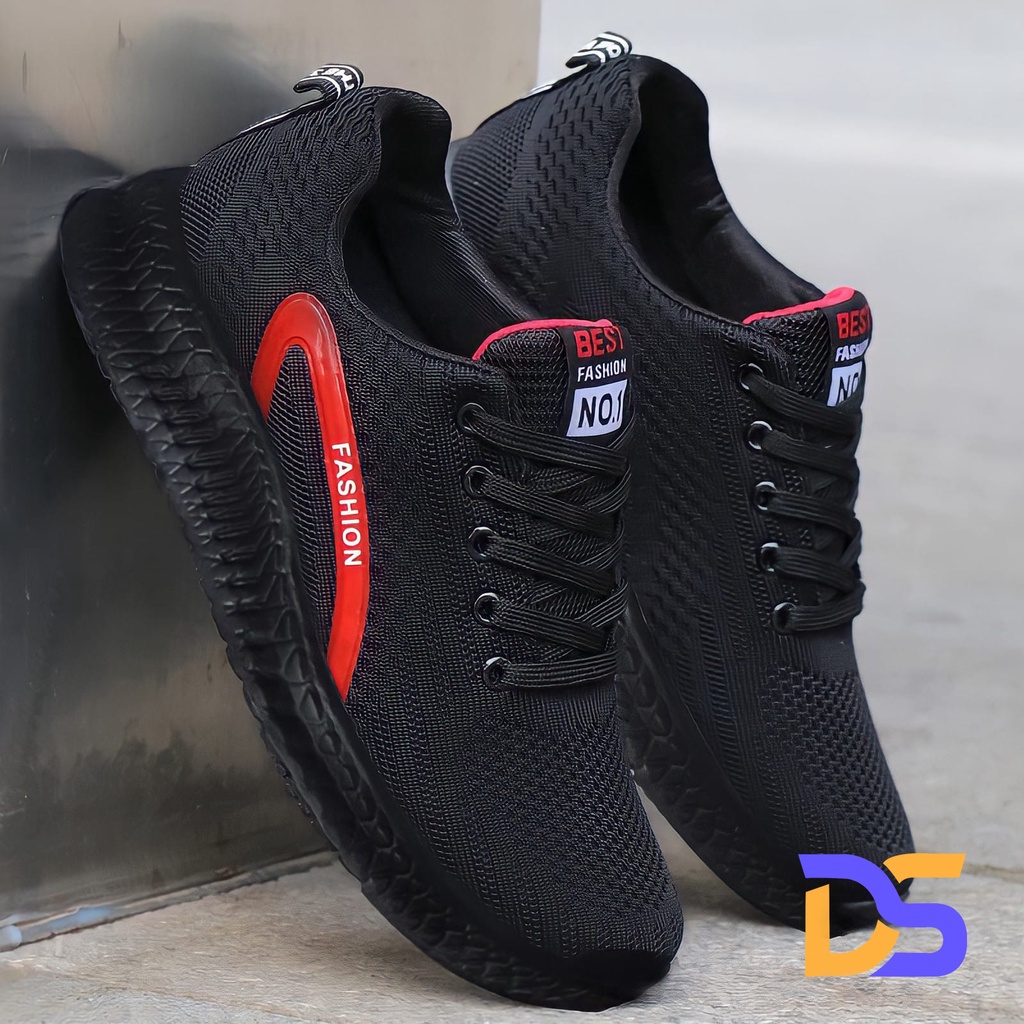 Sepatu Sneakers Kanvas Pria Casual Import Sport Shoes-1