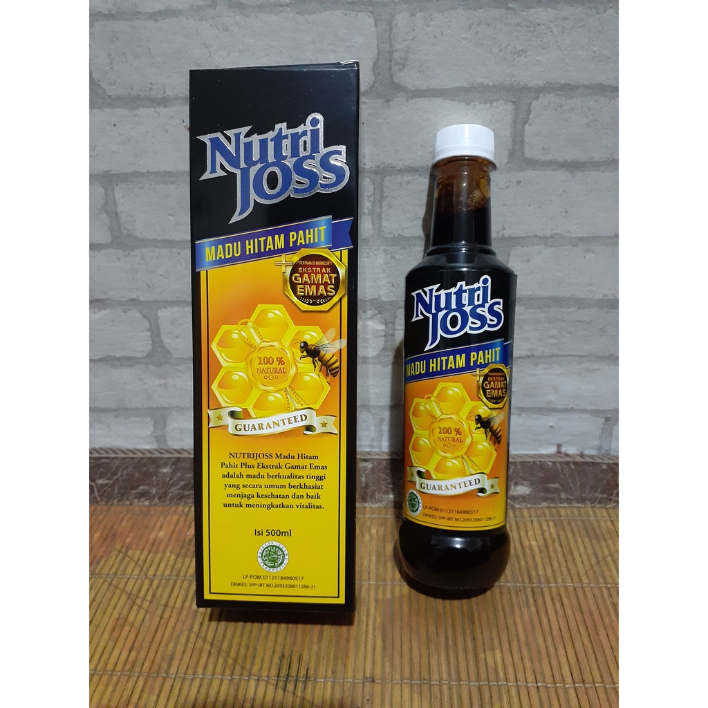

MADU HITAM PAHIT NUTRI JOSS 500 ML