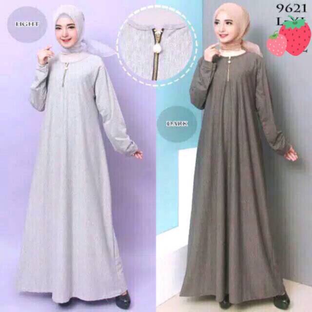 Gamis Busui Polos/Gamis Crepe Polos