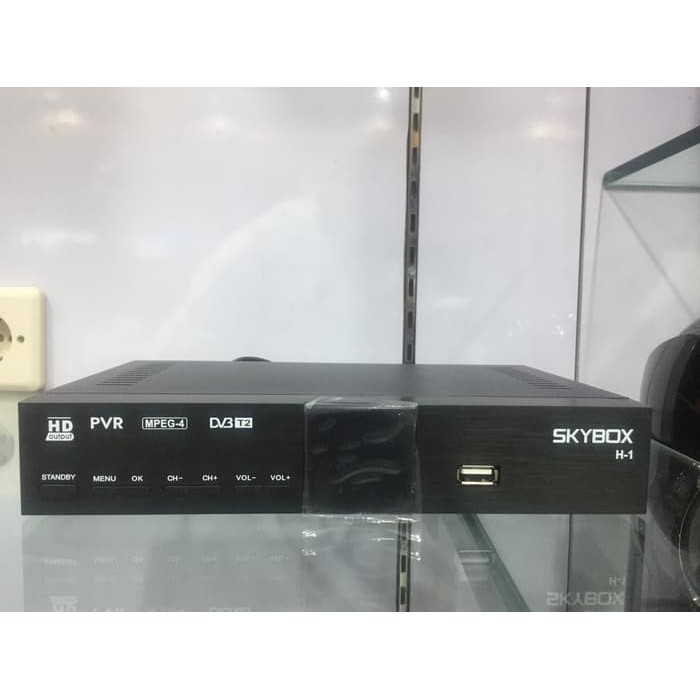 Jual Skybox H 1 DVB T2 Set Top Box TV Digital   Hitam Limited