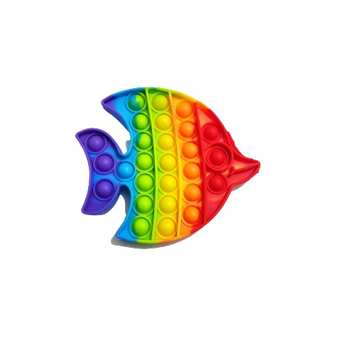 Pop it fidget toy Rainbow-Fish