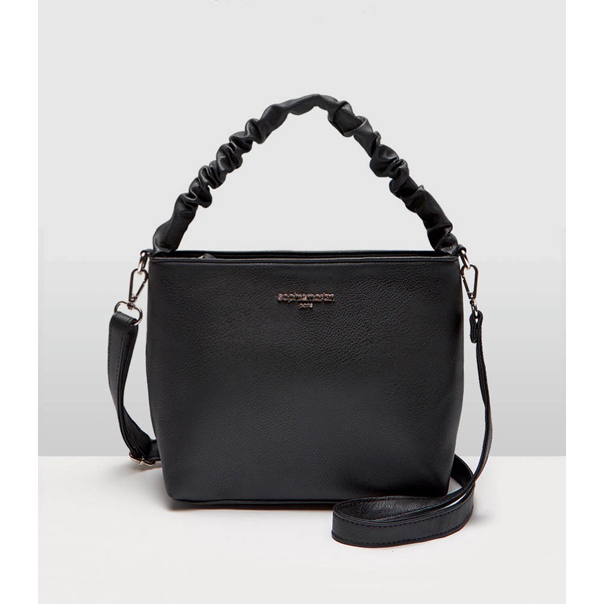 SOPHIE MARTIN ORIGINAL FRISE MINI TOTE BLACK BAG T8389B5 TAS CANGKLONG WANITA/TAS SELEMPANG WANITA I