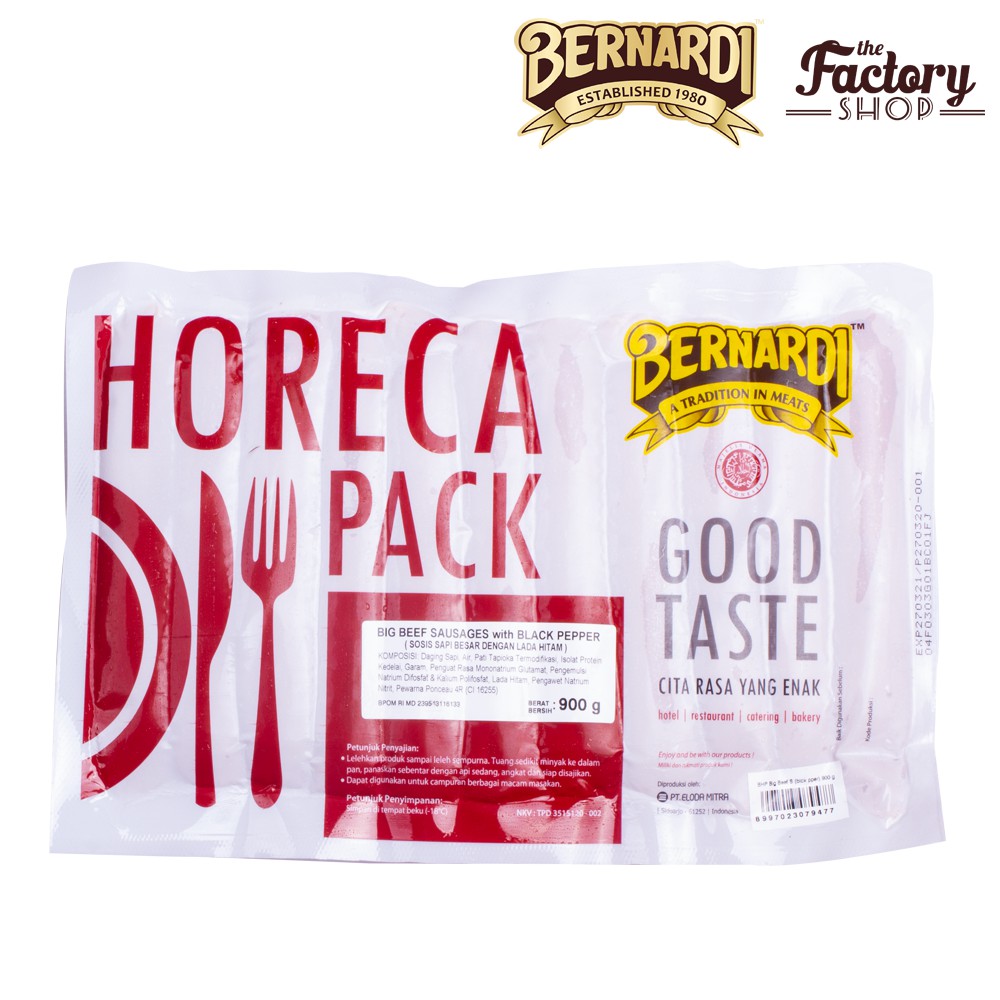 

Bernardi Horeca Pack Big Beef Blackpepper 900g