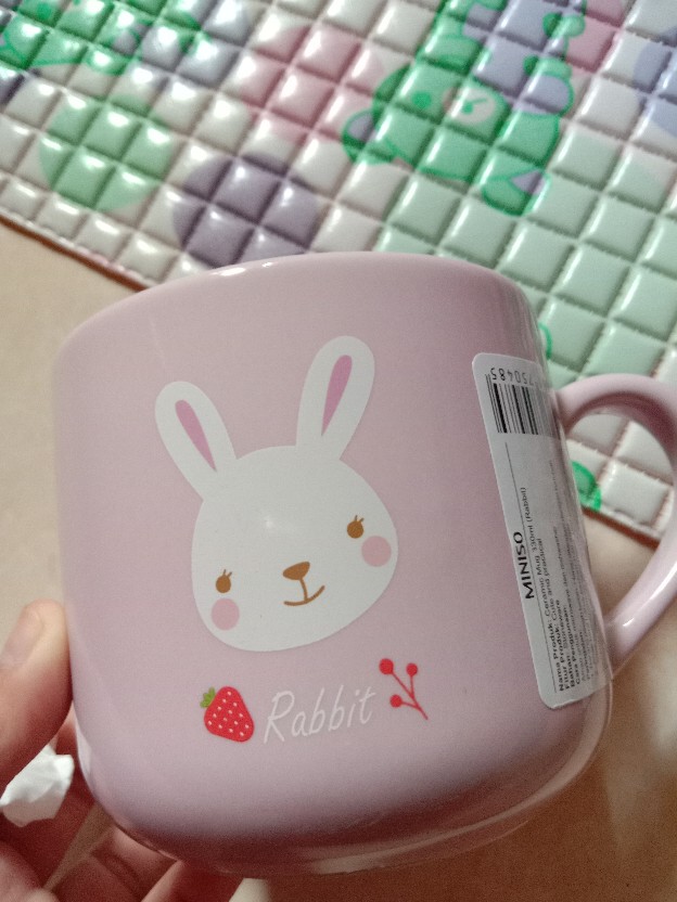 Miniso Cangkir Keramik Mug Gelas Lucu Gelas Ceramic Minum Susu Kopi Tumblr Dapur Rumah Kantor 330ml