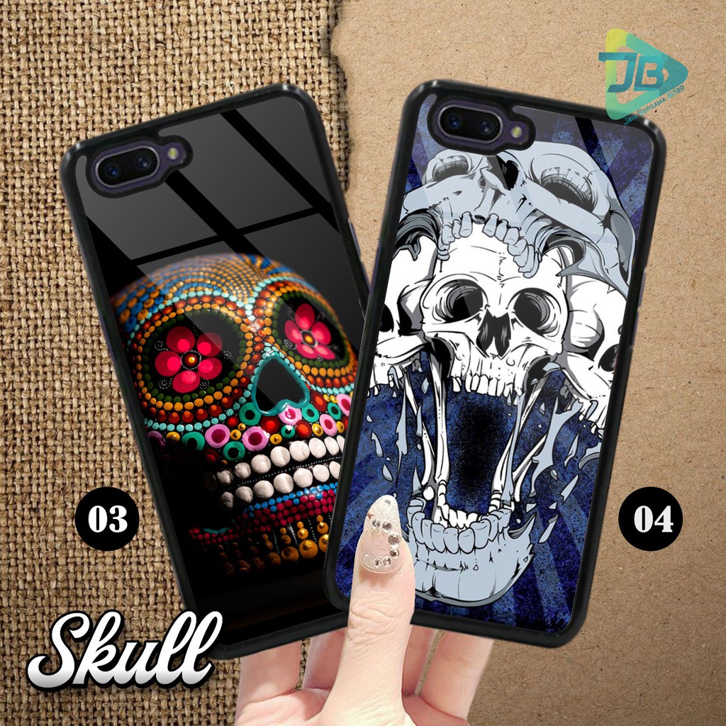 Hardcase 2D glossy SKULL vivo Y19 U3 Y5S Y55 Y67 Y71 Y81 Y83 Y91 Y93 Y95 V5 V5+ X9 X9S V7 JB2171