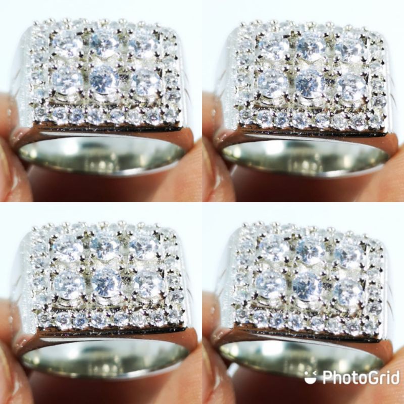 STAMPLE MOISSANITE 6PC TABUR HIGH QUALITY