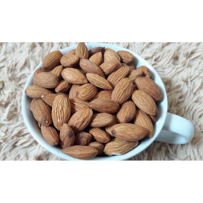 

Natural Almond 100 Gram Whole Raw Mentah Kulit Ari Kacang Almon 100Gra Melina_Galeri