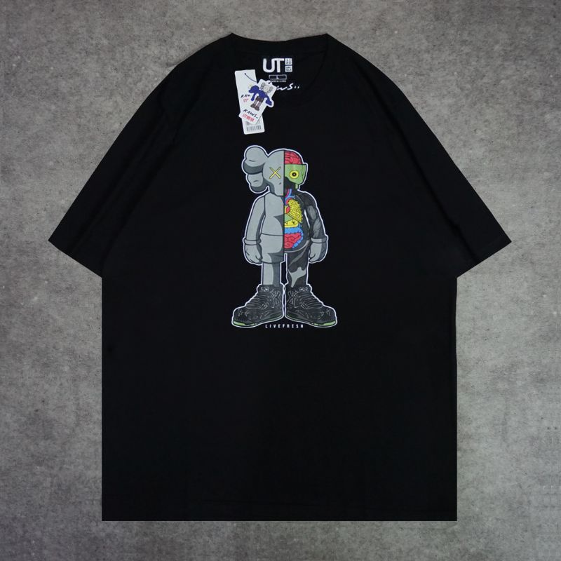 KAOS UNIQLO KAWS - BAJU T SHIRT UNIQLO X KAWS AUTHENTHIC-4
