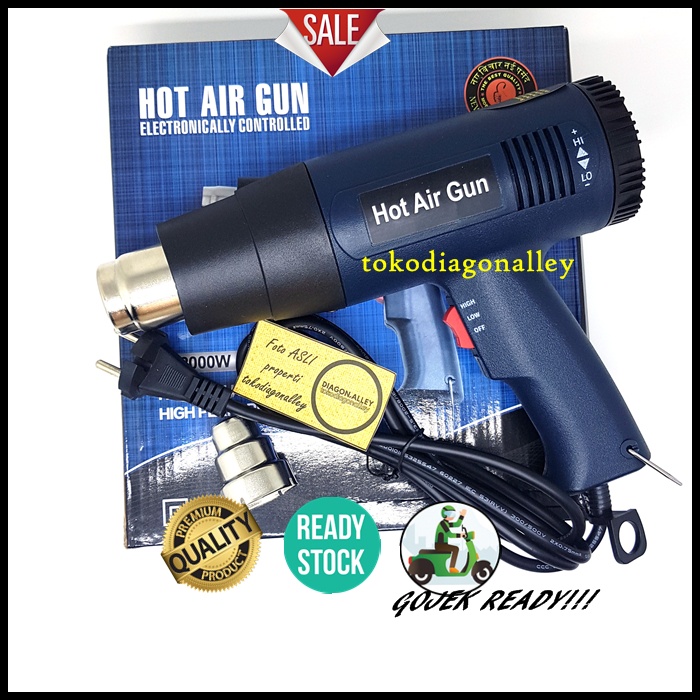 Heat Gun Blower Model Pistol Udara Panas Electric Hot Air Gun Dryer Heat Solder Thermal Murah