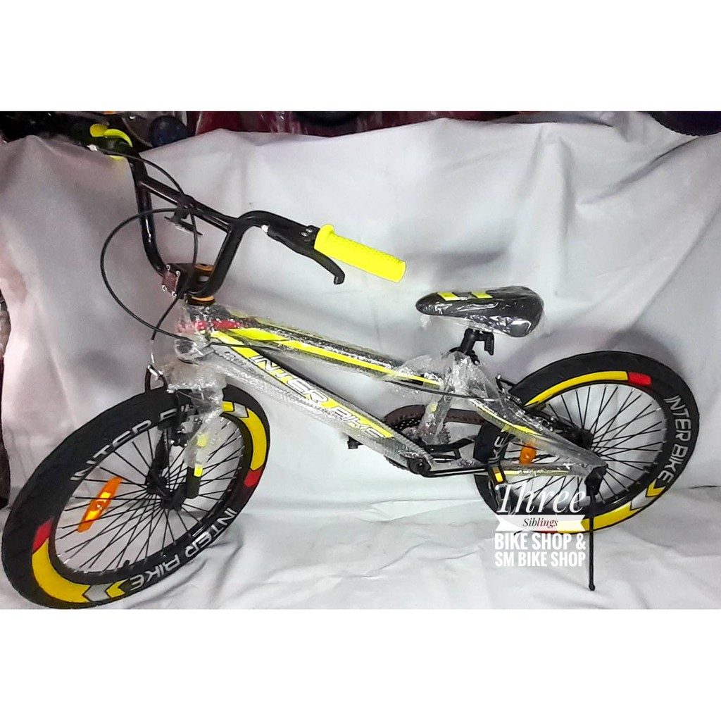  SEPEDA  BMX  INTERBIKE BAN JUMBO 3 0 20 inch WARNA  KUNING  