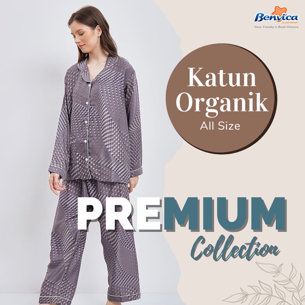 BAJU TIDUR PIYAMA KATUN ORGANIK GREET