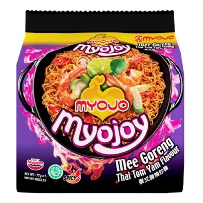 

ramen mie impor, rasa Tom Yam mie goreng mie kuah myojoy