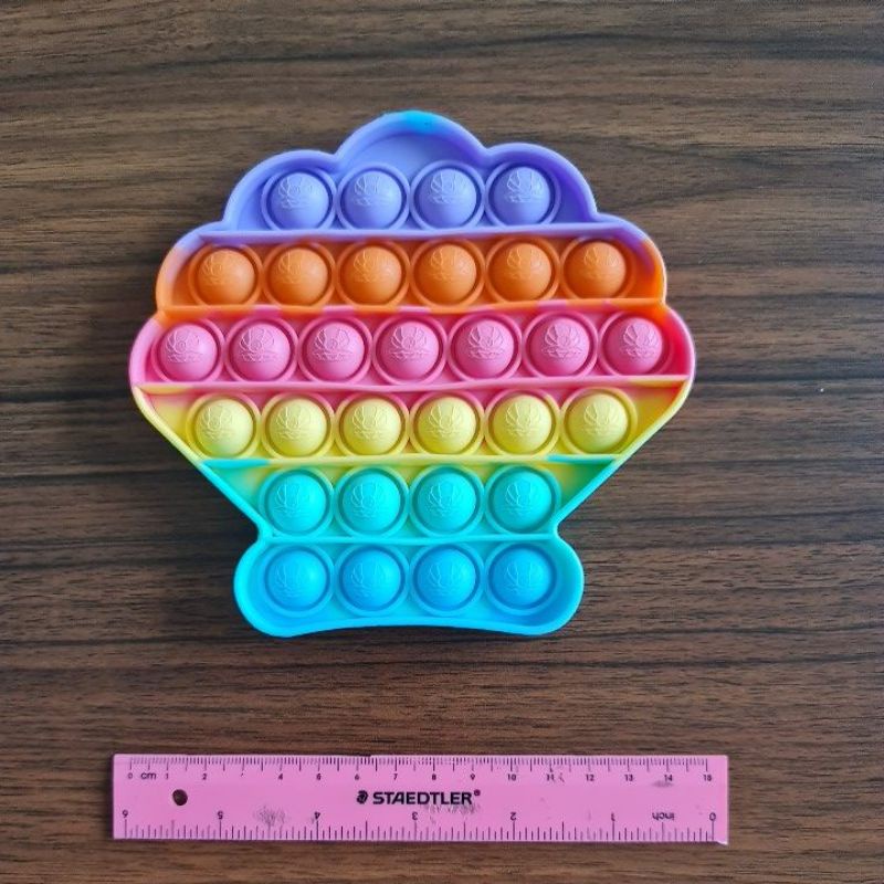 Pop It Fidged Toys Mainan TikTok Push Pop-Clams